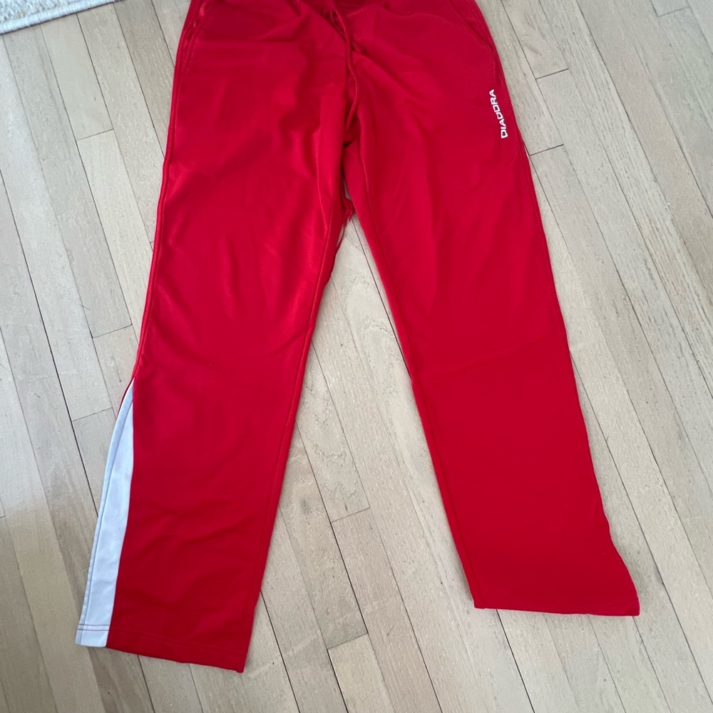 Diadora Men's Red Shorts